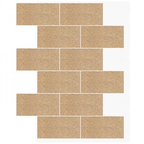 Фасадная панель АМК Блок однотонный 101 Фасадная панель АМК Блок однотонный 101